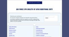 Desktop Screenshot of eprbulletsafsc.com