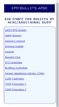 Mobile Screenshot of eprbulletsafsc.com